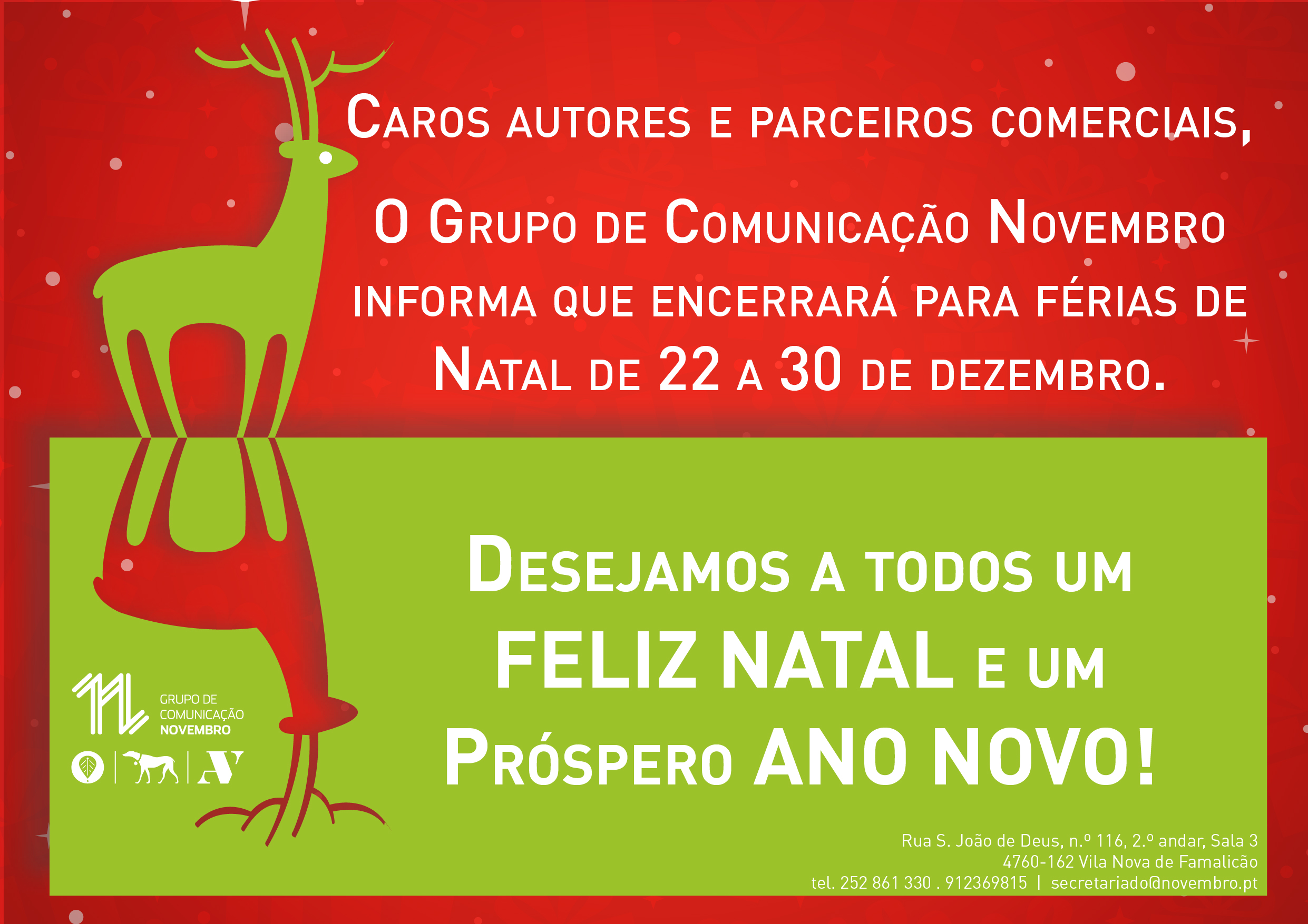 Informação período de férias