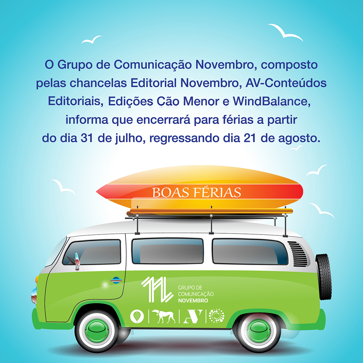 Informação – Férias