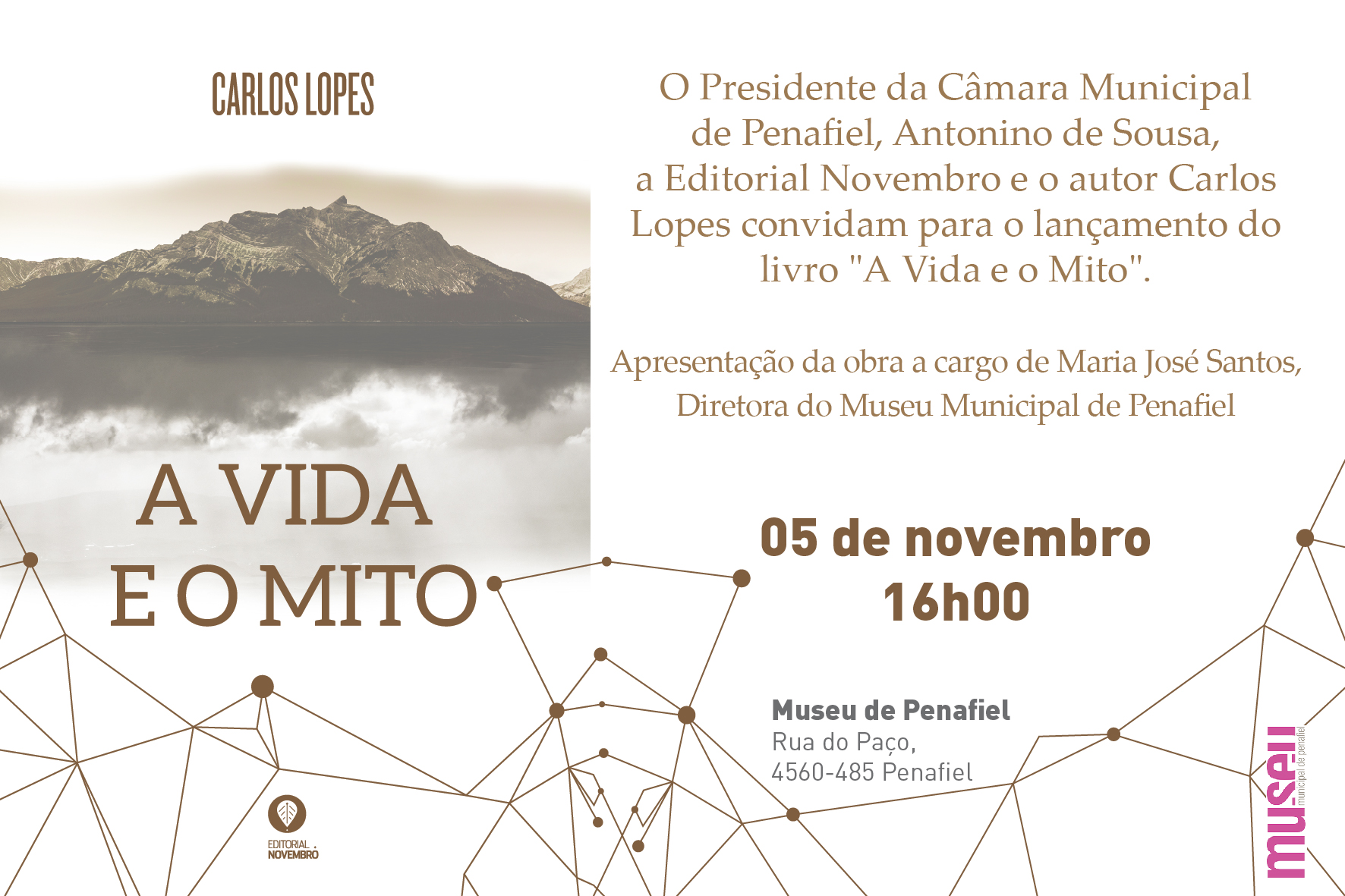 Lançamento do livro “A Vida e o Mito”